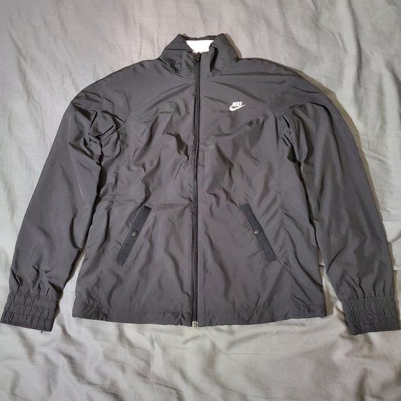Nike Jackets & Blazers - Nike Black Windbreaker Jacket (M 8-10)